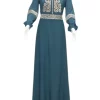 Abaya with Islamic embroidery