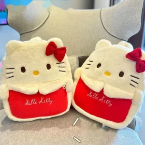 New Sanrio Hello Kitty Fashion Backpacks For Women Kawaii Bags For Girls Cartoon Cat Style Melody Kuromi Y2k Student Schoolbag