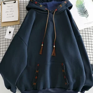 Jmprs Designed Women Hoodies Oversize Fall Pullover Student Coats Hooded Korean Long Sleeve Ladies Harajuku Sweatshirt New