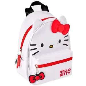 New Sanrio Hello Kitty Backpacks For Women Cartoon Student Light Shoulder Bag Anime Fashion Waterproof PU Cute Small Schoolbag